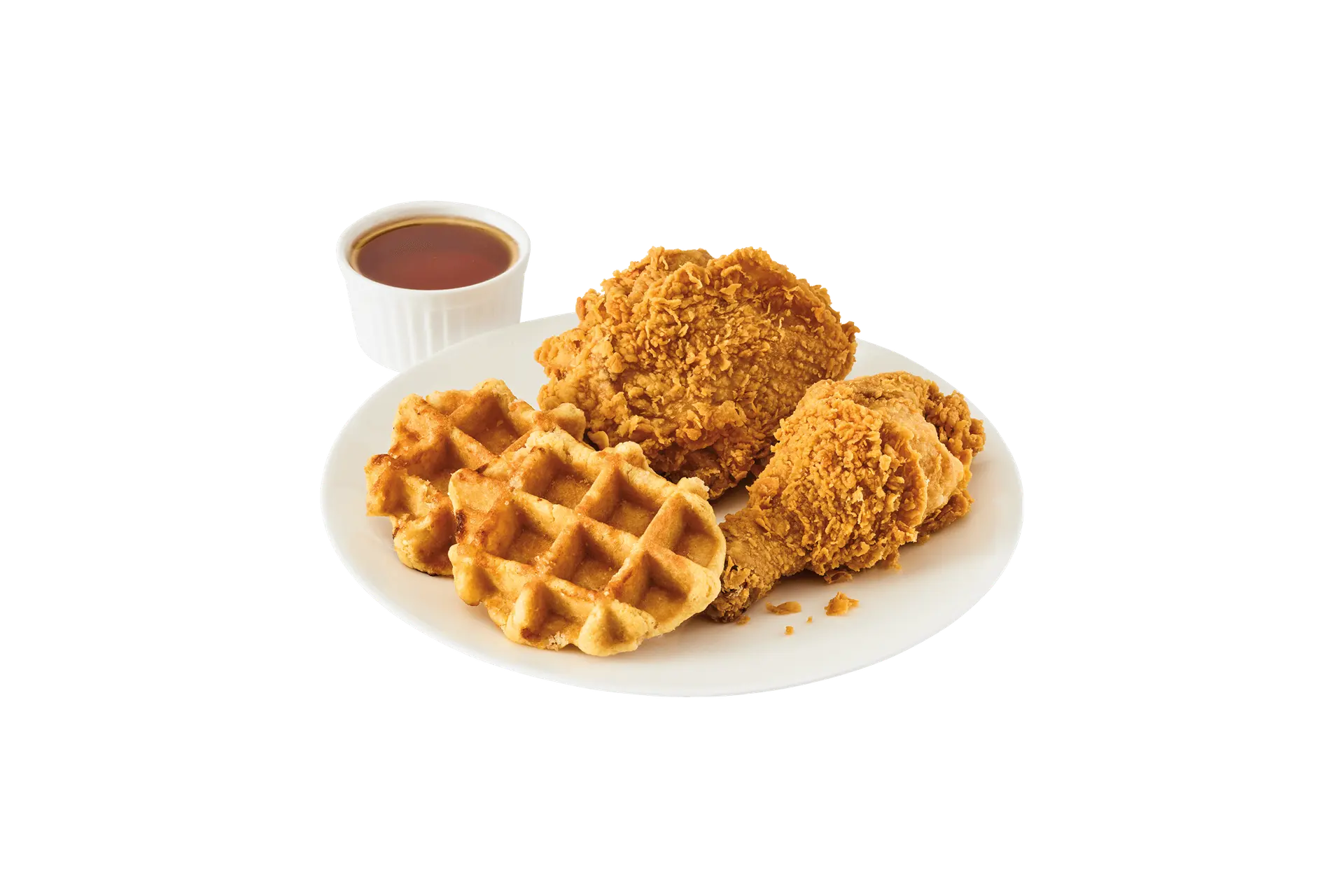 2pc Chickenjoy & Waffles Plate